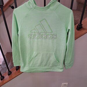 Girls Adidas Hoodie seafoam green size XL 16